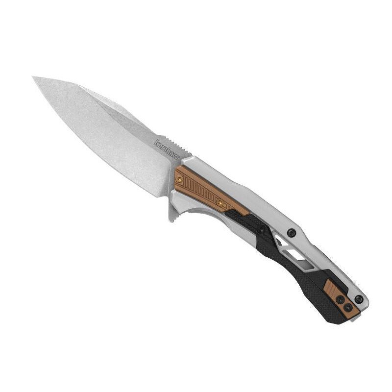 Briceag Endgame KS.2095, Kershaw, Lama din otel, 11 cm, Argintiu