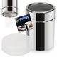 Recipient Cu Sita, Orion, 300 ml, 7x7x10 cm, Otel Inoxidabil, Capac Din Plastic, Sita Densa, Inchis, Material De Inalta Calitate, Argintiu