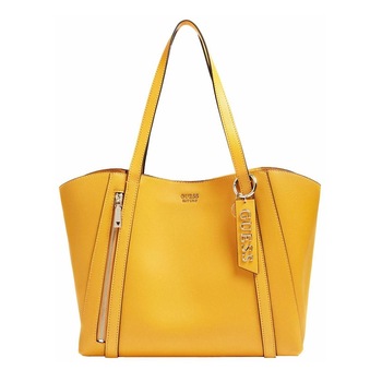 Geanta dama Guess Naya Trap Tote, Galben, 34 x 29 x 12 cm Geanta dama Guess Naya Trap Tote, Galben, 34 x 29 x 12 cm