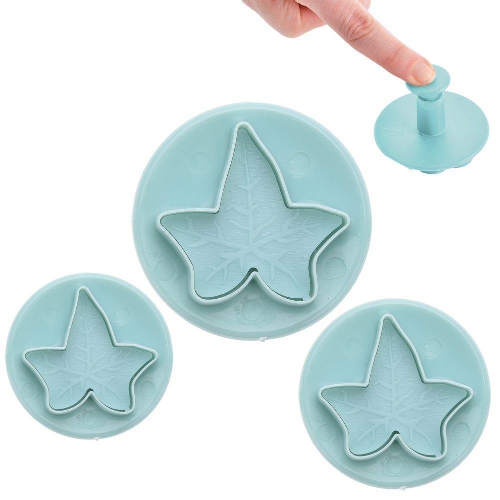 Set 3 forme prajituri, La Cucina, Frunza