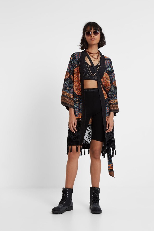 Cardigan Desigual 19wwewax, casual, Multicolor, S