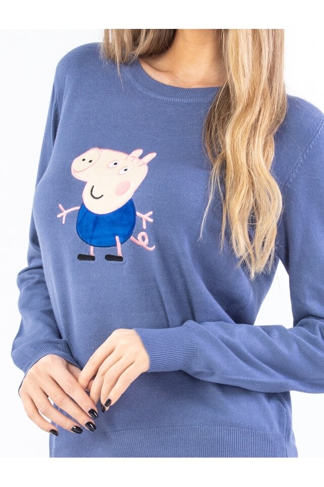 Pulover Dama Ashlynn Albastru