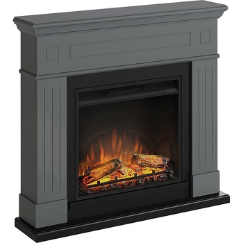 Semineu TAGU Larsen Solid Grey cu Focar Electric PowerFlame, 23 inch, FM462-GR3-23PF1A Semineu TAGU Larsen Solid Grey cu Focar Electric PowerFlame, 23 inch, FM462-GR3-23PF1A