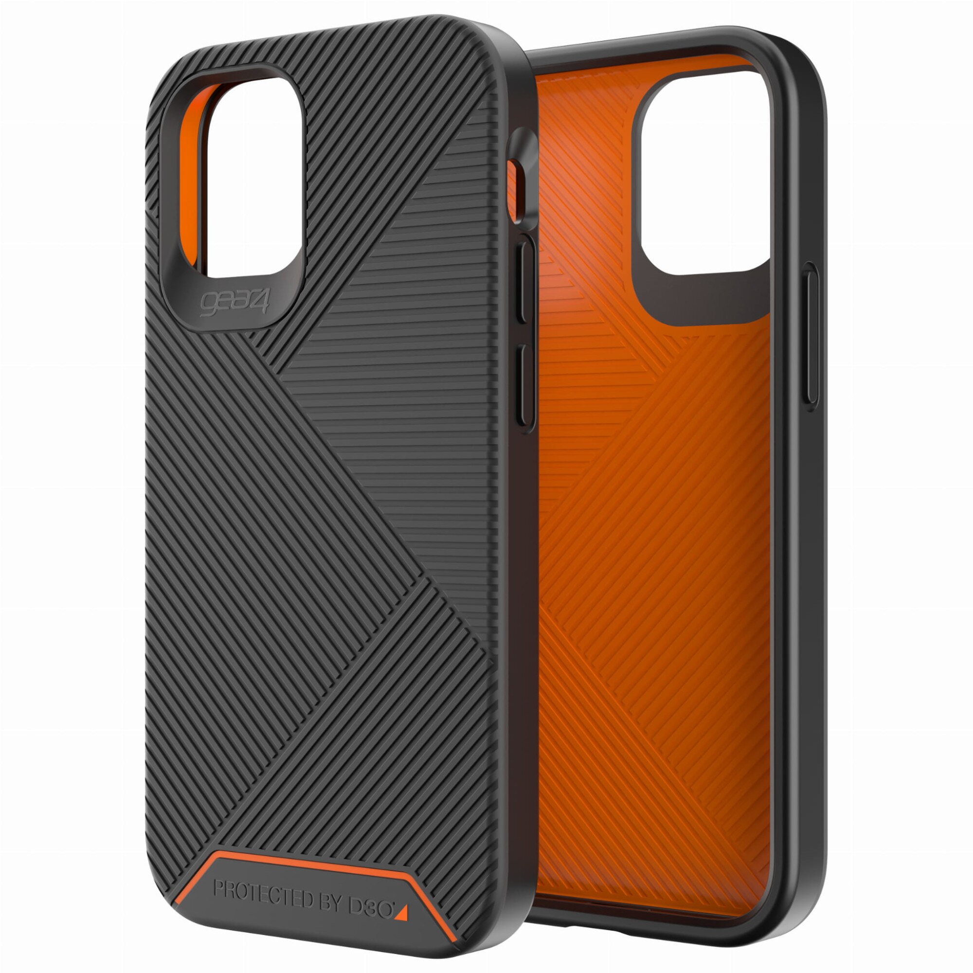 Husa de protectie Gear4 Battersea pentru iPhone 12 Mini, Policarbonat, Negru