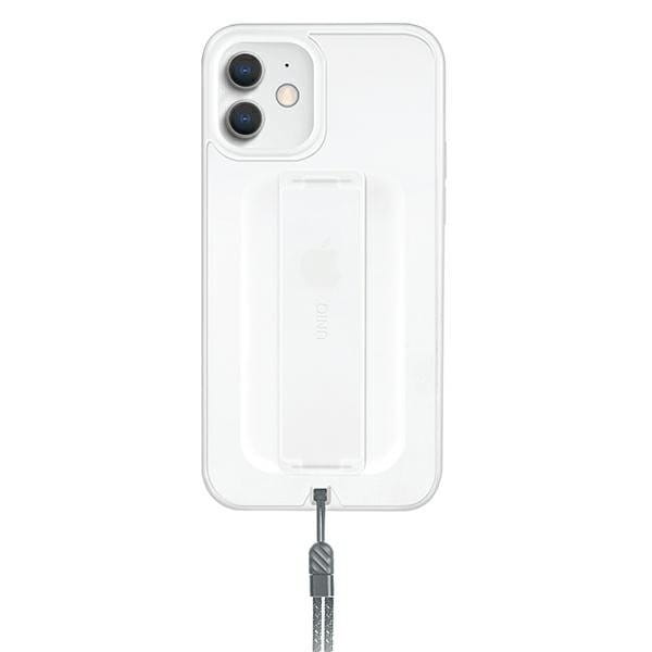 Carcasa antibacteriana Uniq Heldro iPhone 12 Mini, alba