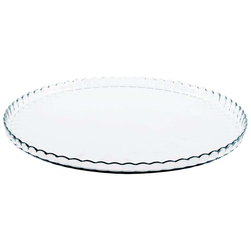 Tava Orion, Sticla, 32 cm, Transparent