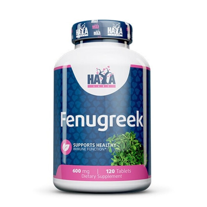 HAYA LABS - Fenugreek 600 mg / 120 tab - Görögszéna kivonat