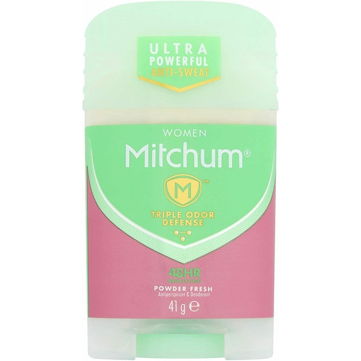 Deodorant antiperspirant stick Mitchum Powder Fresh pentru femei, 41 g