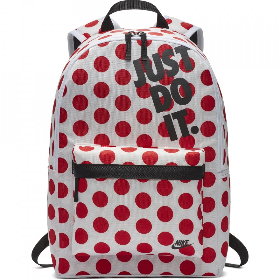 Rucsac Nike Heritage, alb/rosu
