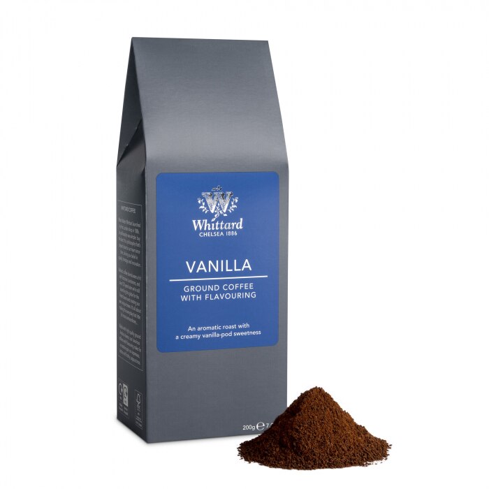 Cafea macinata Vanilla Whittard of Chelsea, Aroma de vanilie, 200 g