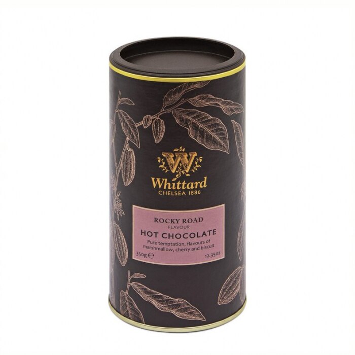 Ciocolata calda Whittad of Chelsea, Aroma de cirese si marshmallow, 350 g