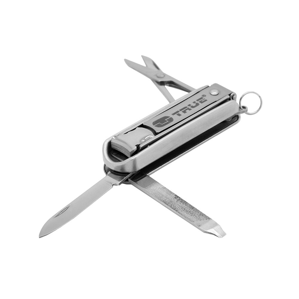 Unghiera metalica, kit compact de ingrijire a unghiilor 5 in 1, True TU215K