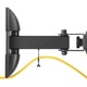 Suport TV de perete A+ SPB5121, reglabil, 23"-43" (60cm-108cm), Negru