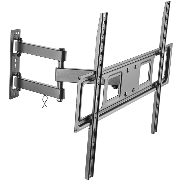 Suport TV de perete A+ SPB5263, reglabil, 37"-70" (93cm-177cm), Negru