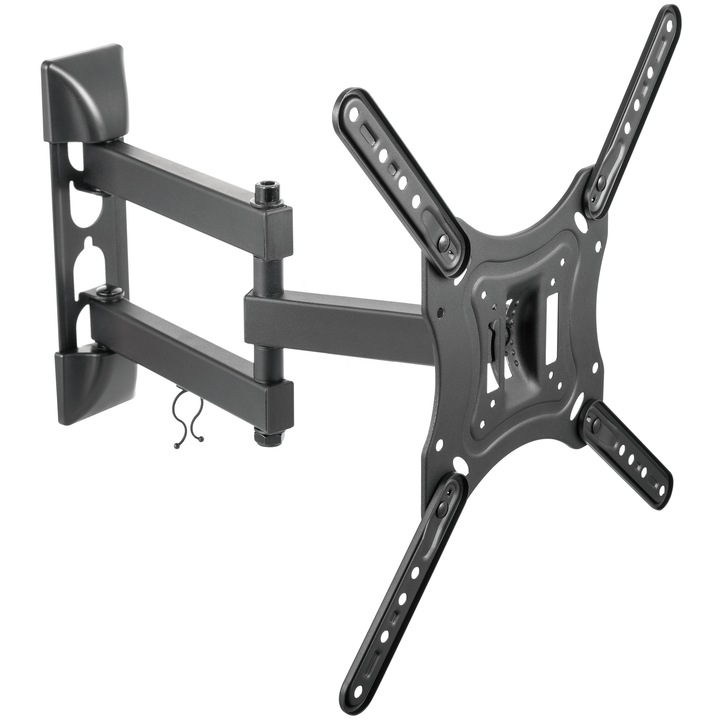 Suport TV de perete A+ SPB5143, reglabil, 23"-55" (60cm-139cm), Negru