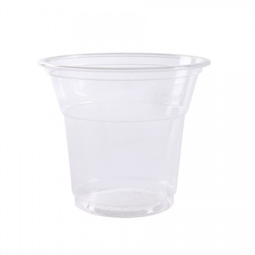 Set 50 pahare biodegradabile transparente smoothie, PLA, 125ml/5oz