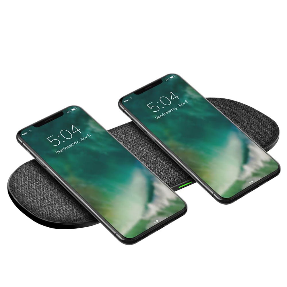 Wireless + incarcator de retea + cablu incarcator multi-bobina Xqisit Premium USB-C, gri