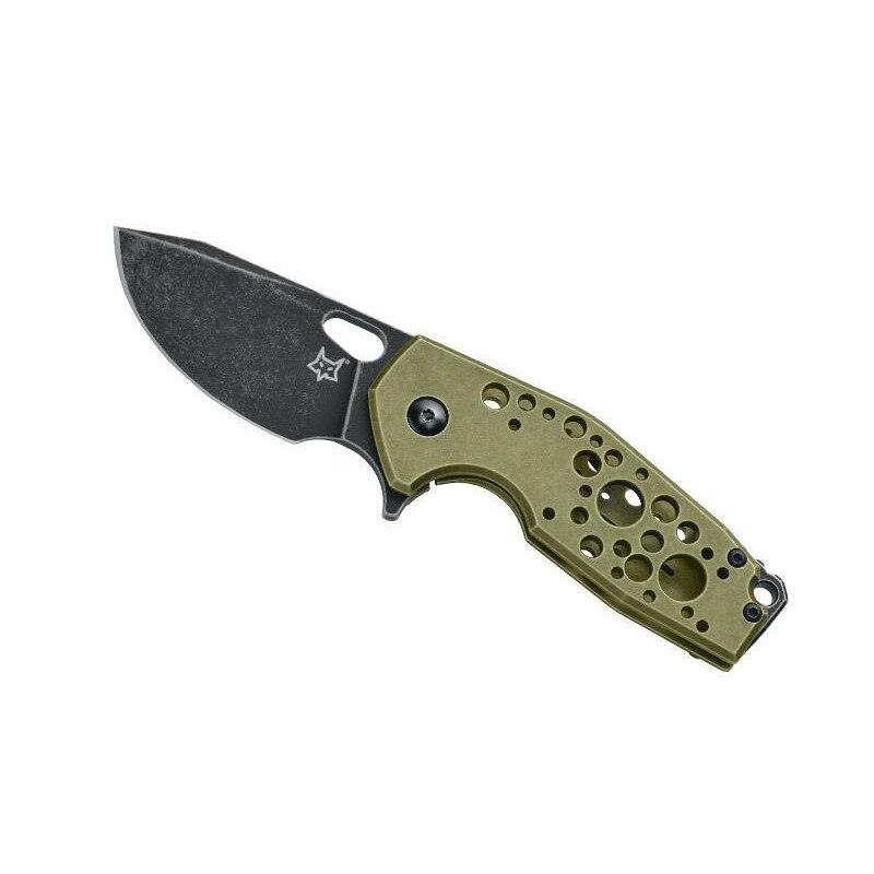 Briceag Fox, Suru, Otel/Aluminiu, 9 cm, Verde