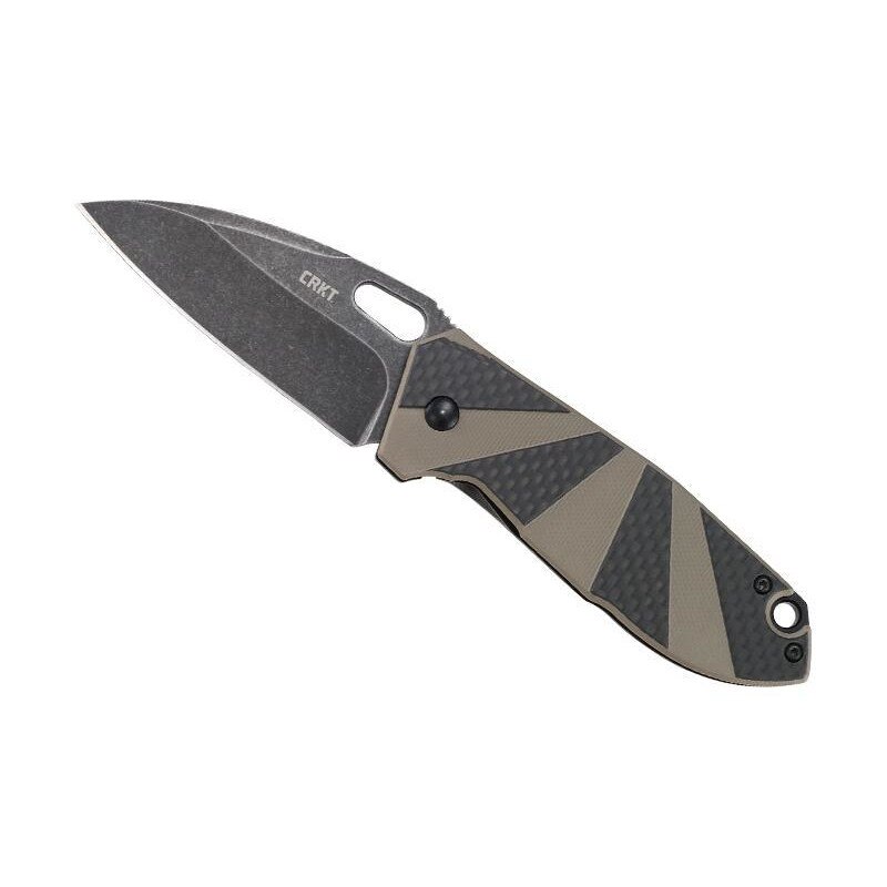 Briceag Heron 2440.CR, CRKT, Lama din otel inoxidabil, 10.5 cm, Negru/Verde inchis