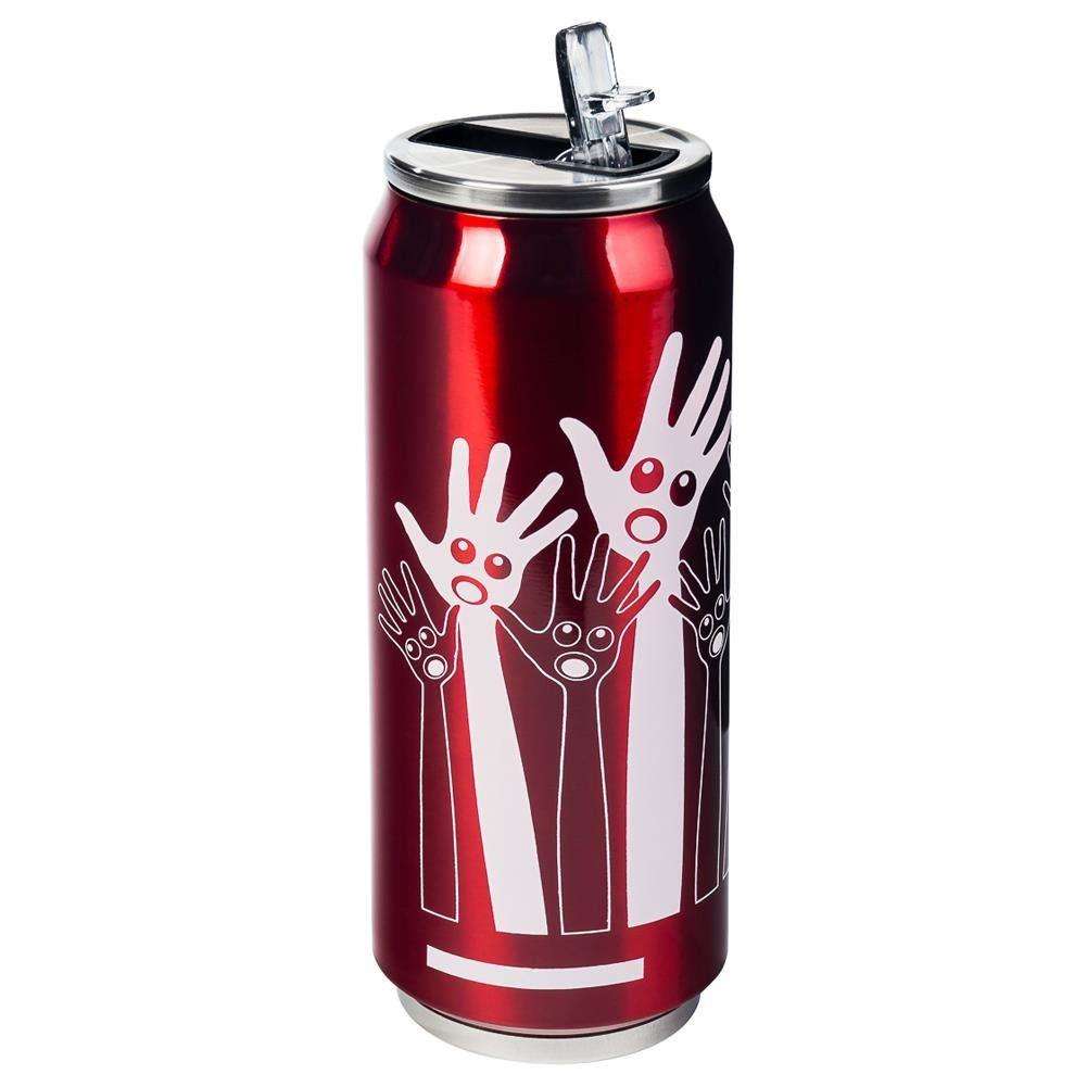 Cana termos Orion, Inox, 500 ml, Rosu