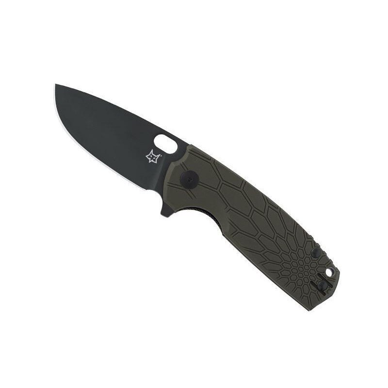 Briceag Fox, Core, Otel, 11 cm, Verde inchis/Negru