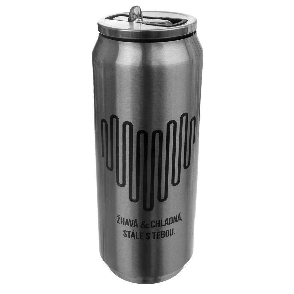 Cana termos Orion, Inox, 500 ml, Argintiu