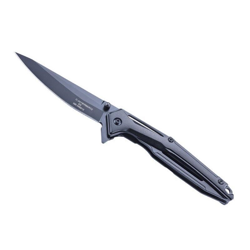 Briceag Herbertz 596612, Lama din otel, 12 cm, Negru