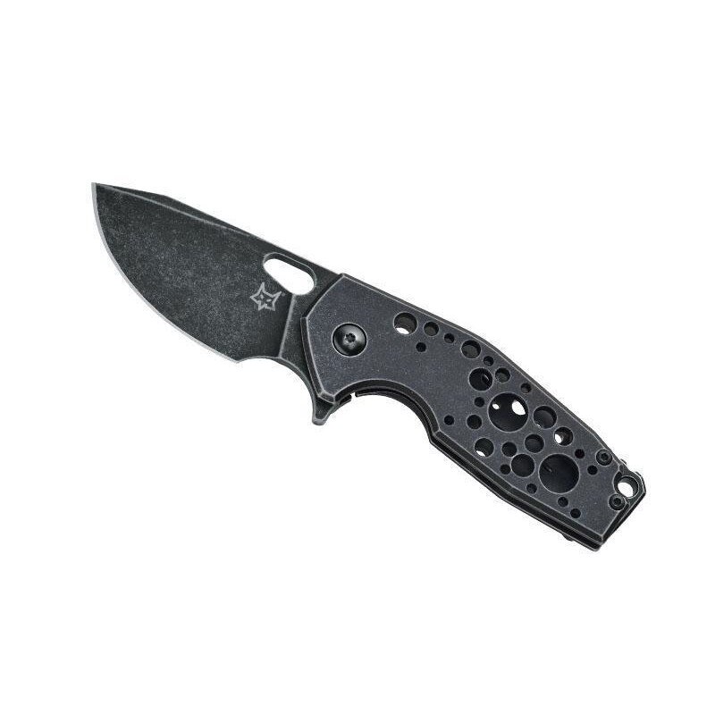 Briceag Fox, Suru, Otel/Aluminiu, 9 cm, Negru