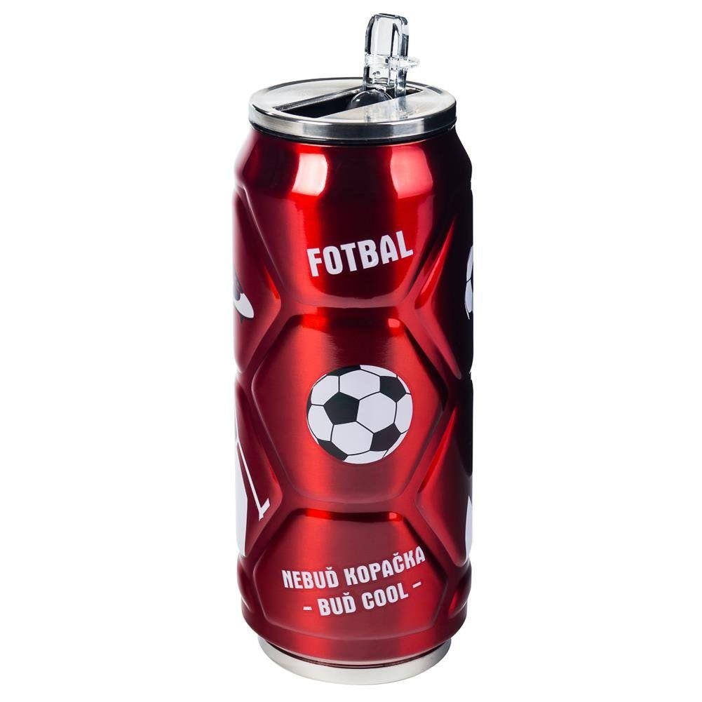 Cana termos Orion, Inox, 500 ml, Rosu