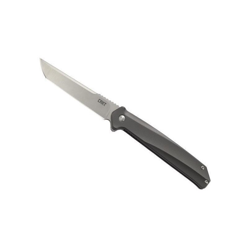 Cutit CRKT, Helical, Otel/Aluminiu, 11.5 cm, Argintiu/Negru