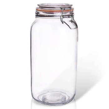 Borcan cu capac Bela, Orion, Sticla, Transparent, 2L Borcan cu capac Bela, Orion, Sticla, Transparent, 2L