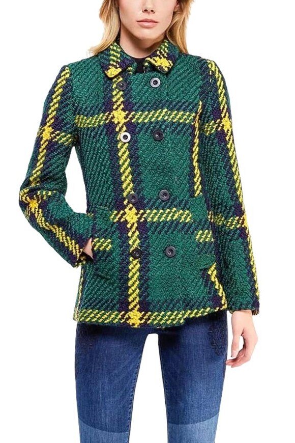 Palton Dama cu doua randuri de nasturi, Desigual-Abrig Julieta