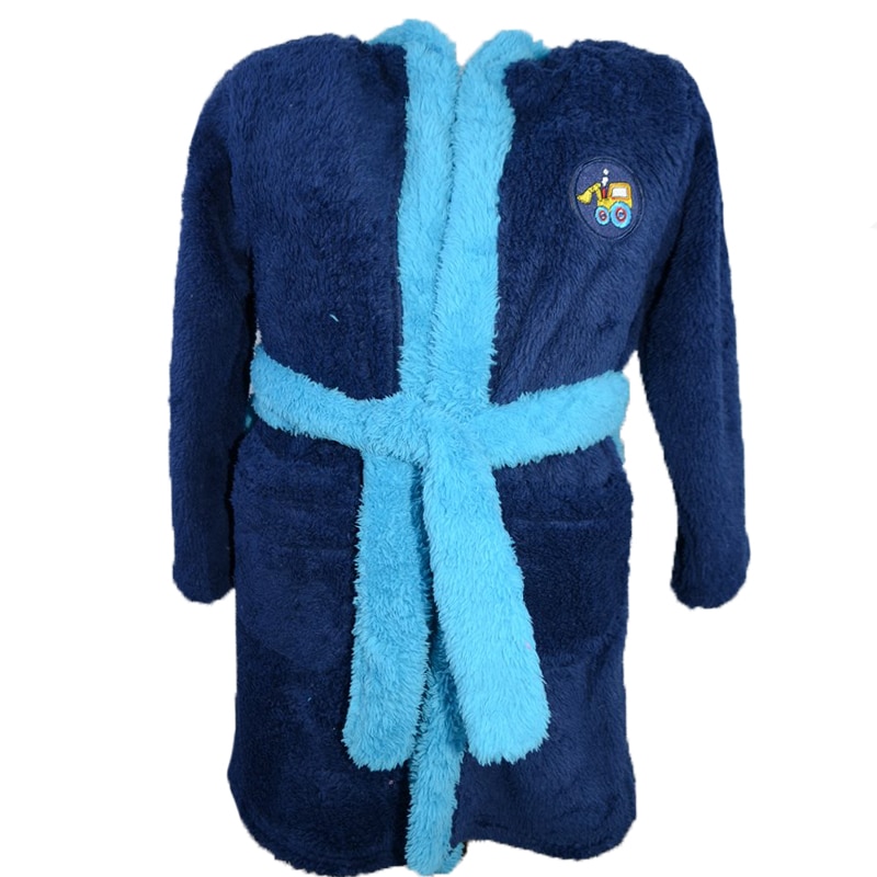 Halat de baie pentru baieti Happy House HH 312-A-122, Bleumarin 122 cm