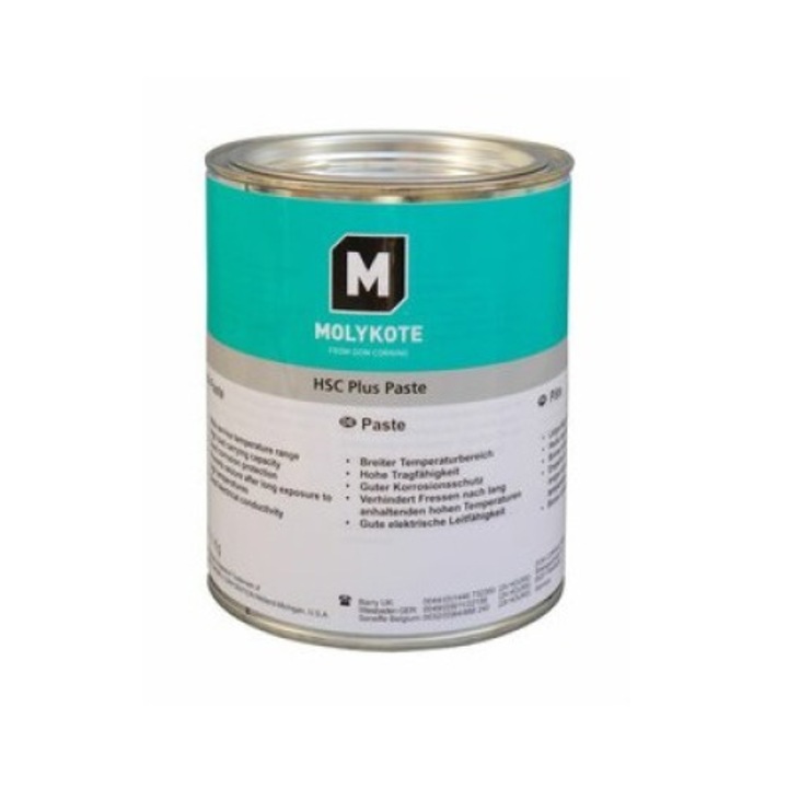 Solutie piese metal, Molykote, HSC Plus, utilizare temperaturi -30 Aº C to 1100 A ° C, 1 kg
