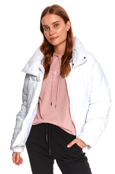 Top Secret, Geaca cu guler inalt, Alb Top Secret, Geaca cu guler inalt, Alb