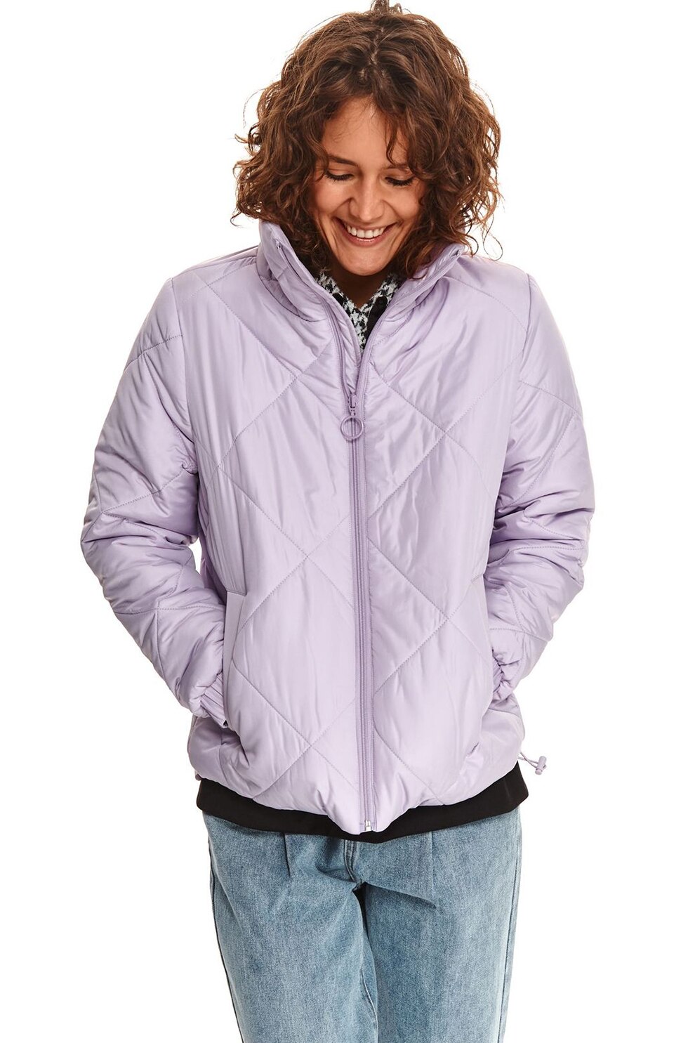 Top Secret, Geaca usoara cu aspect matlasat, Lila