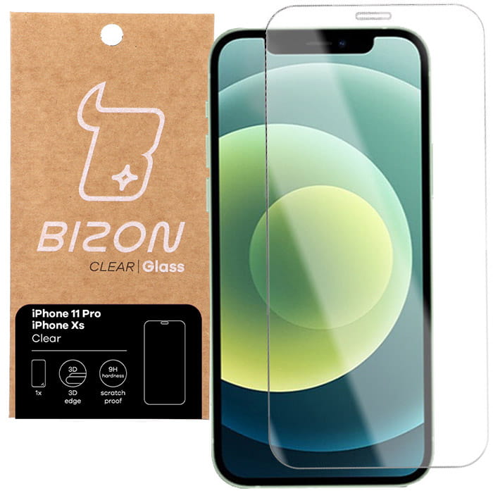 Folie de sticla securizata Bizon Glass Clear, iPhone 11 Pro / Xs