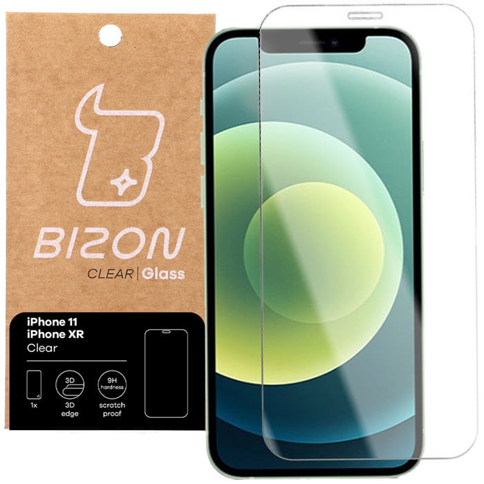 Folie de sticla securizata Bizon Glass Clear, iPhone 11 / XR