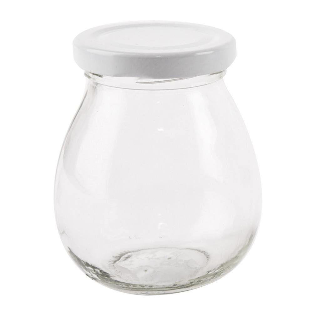 Borcan cu capac, Orion, Sticla, Transparent, 245 ml