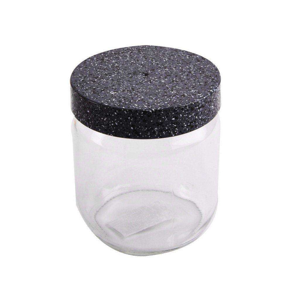 Borcan cu capac, Orion, Sticla, Transparent, 425 ml