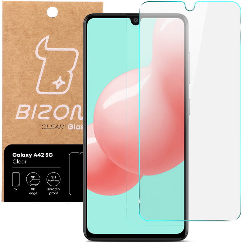 Folie de sticla securizata Bizon Glass Clear, Galaxy A42 5G