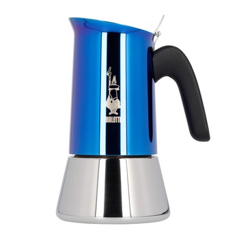 Espressor moka Bialetti New Venus, Albastru, 4 cesti Espressor moka Bialetti New Venus, Albastru, 4 cesti