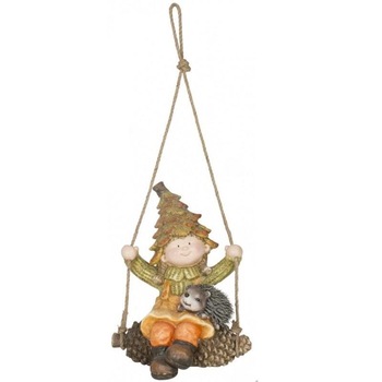 Decoratiune gradina Strend Pro MagicHome, Fata in leagan, ceramica, 33x26x43 cm Decoratiune gradina Strend Pro MagicHome, Fata in leagan, ceramica, 33x26x43 cm