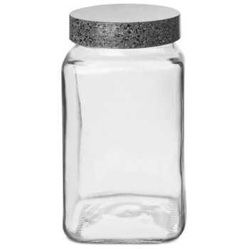 Borcan cu capac, Orion, Sticla, Transparent, 2 L Borcan cu capac, Orion, Sticla, Transparent, 2 L