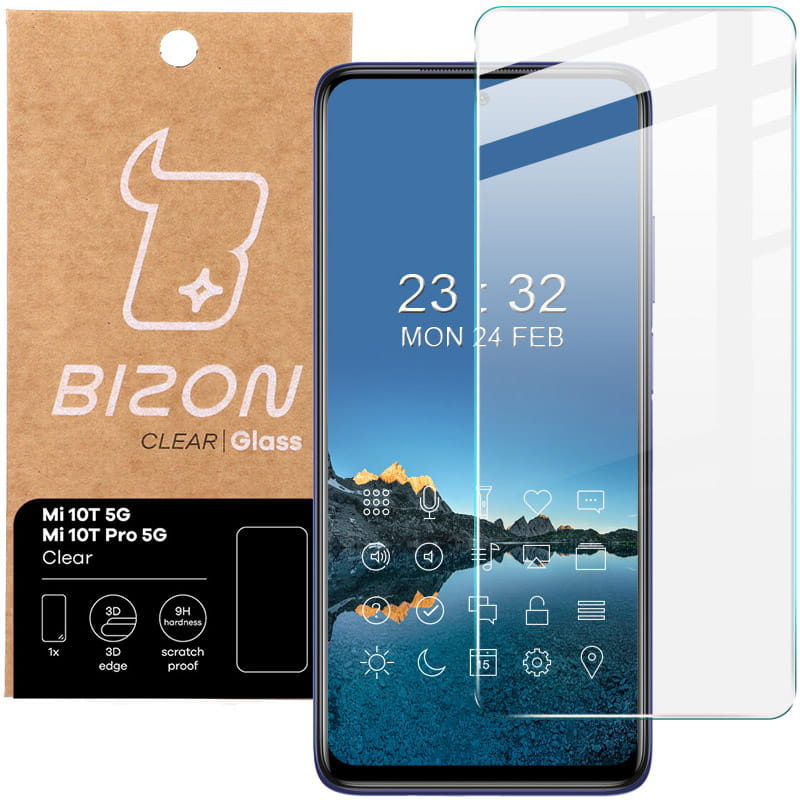 Folie de sticla securizata Bizon Glass Clear, Xiaomi Mi 10T 5G / Pro 5G