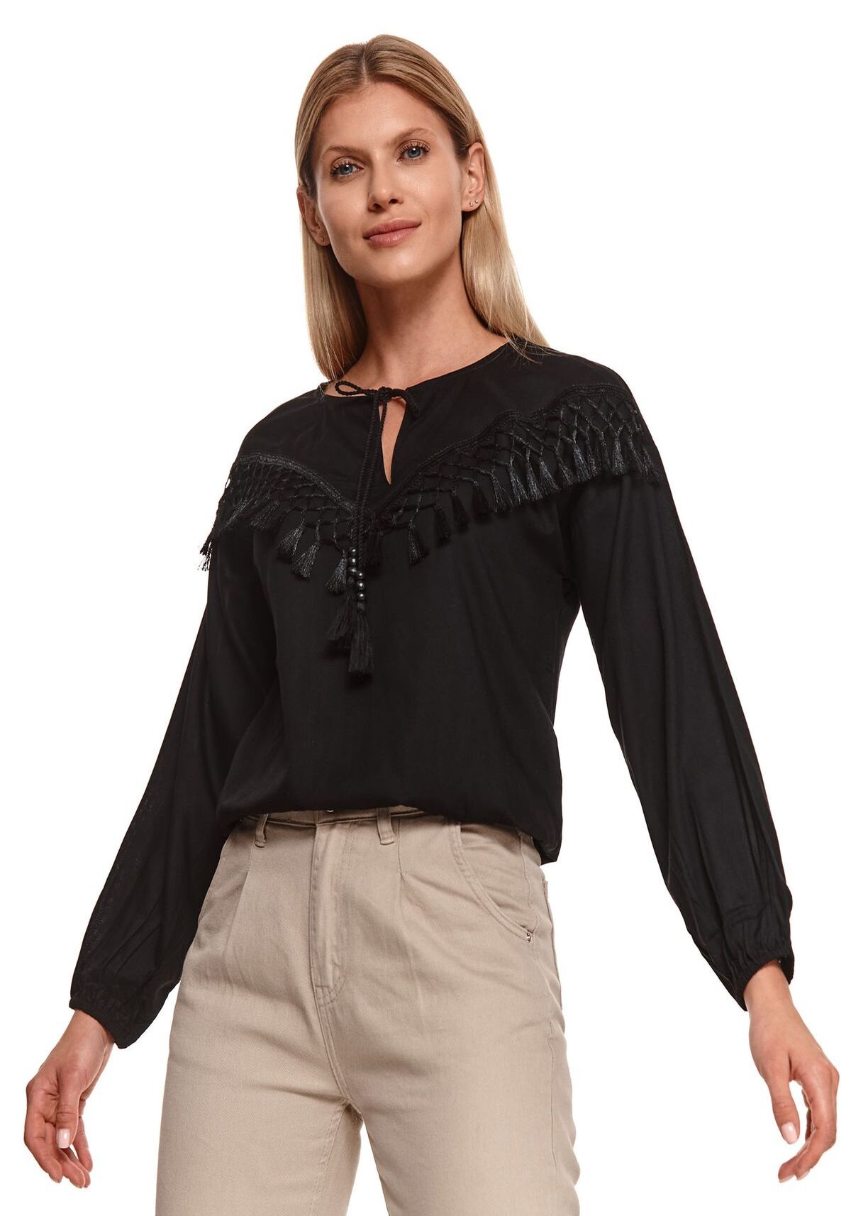 Bluza dama, TOP SECRET, SBD1342, Negru