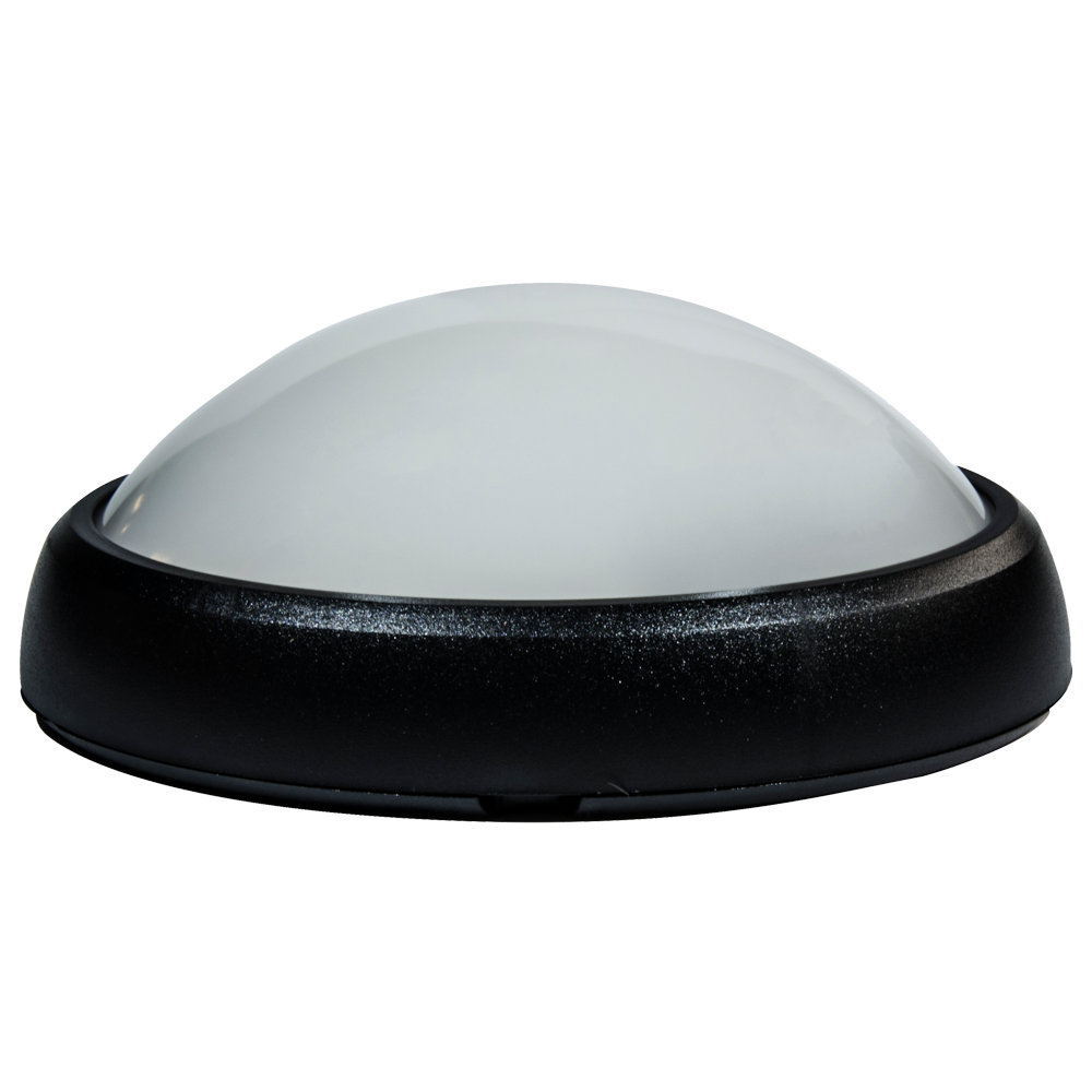 Lampa BAT LED Ovala 12W IP65 Negru