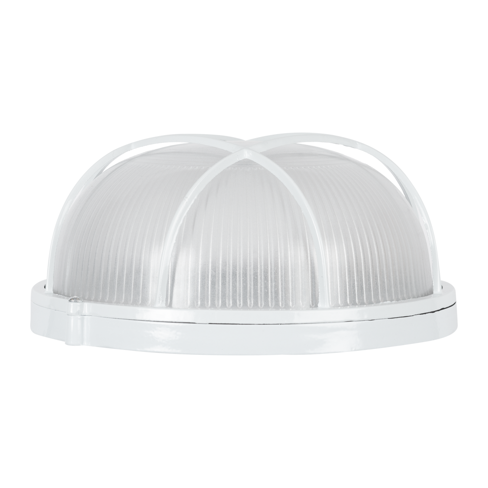 Lampa BAT Grila Rotunda E27 100W Alb NV-3201.08