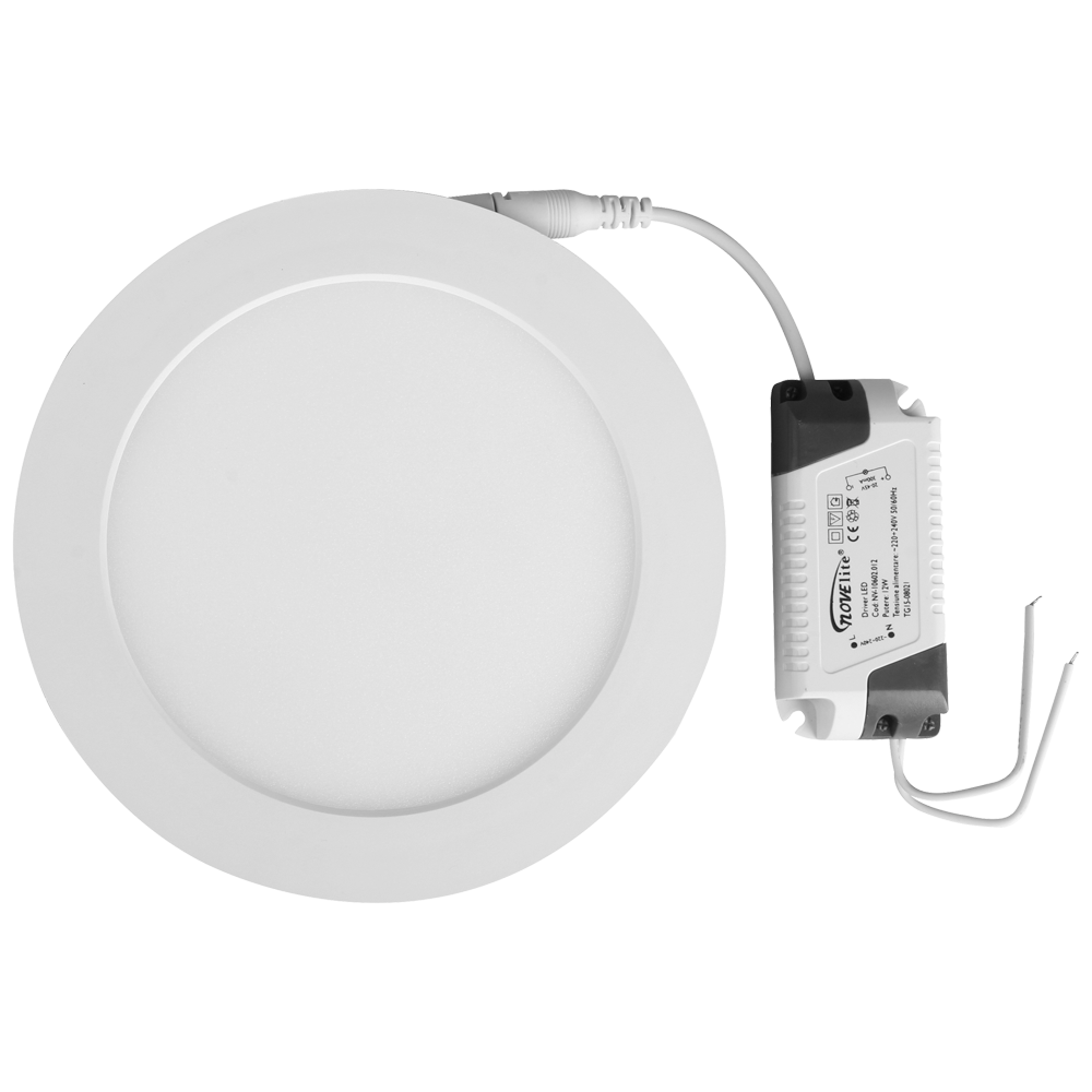 Spot Incastrat Rotund cu LED SMD 12W Alb 2700K 165x155