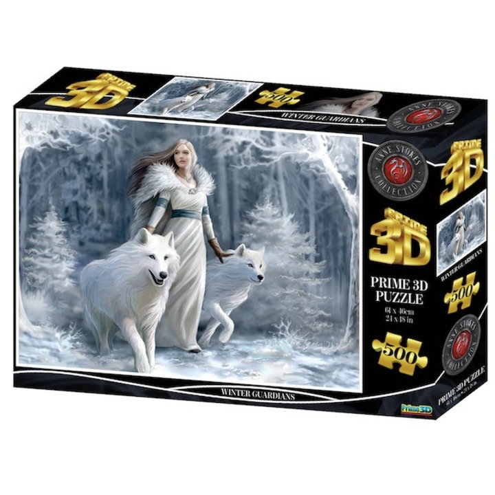 Prime 3D Téli Őrzők, 3D Puzzle, 500 darabos